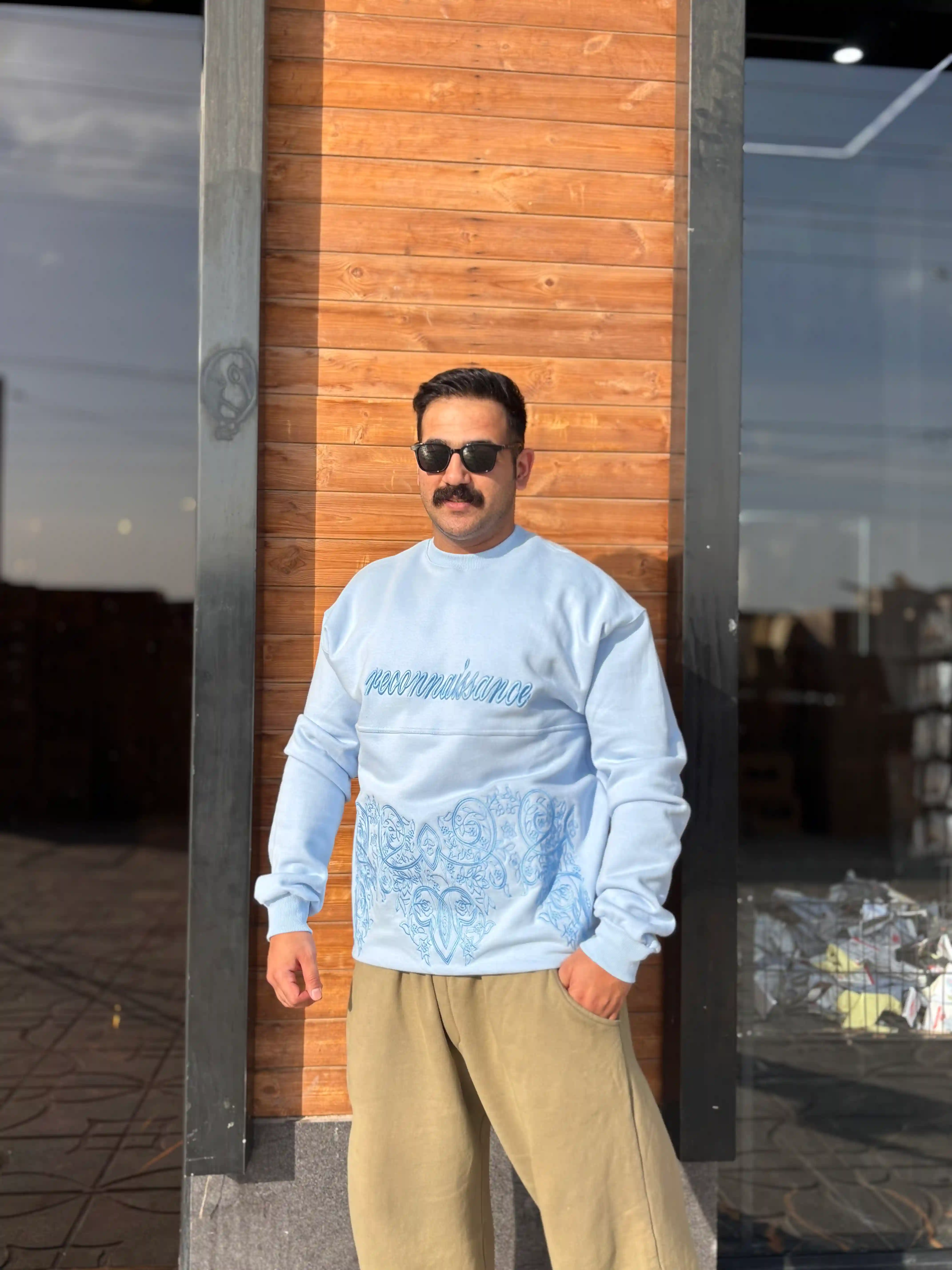 دورس گلدوزی آبی