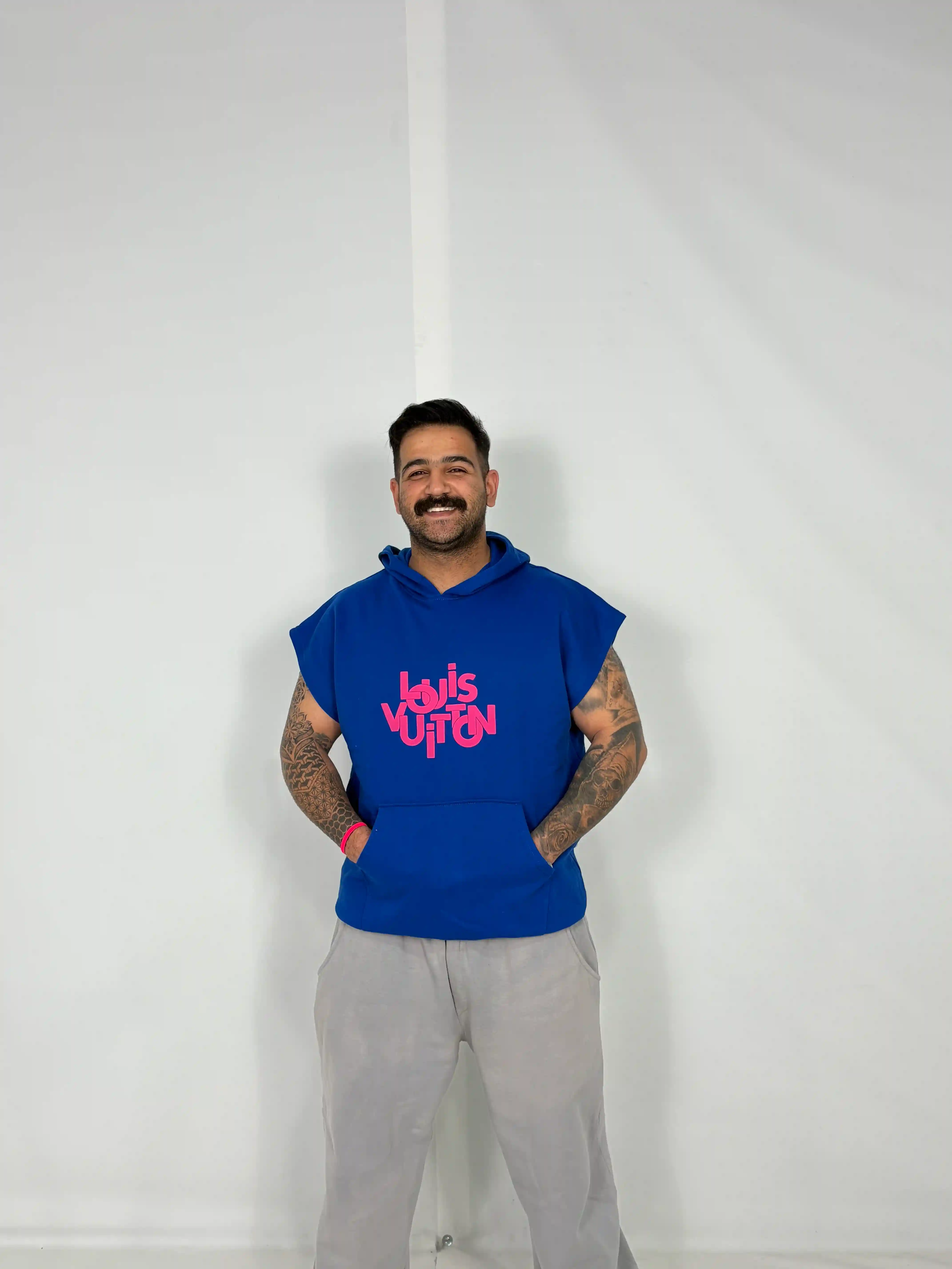 وست لویی ویتون آبی کاربنی