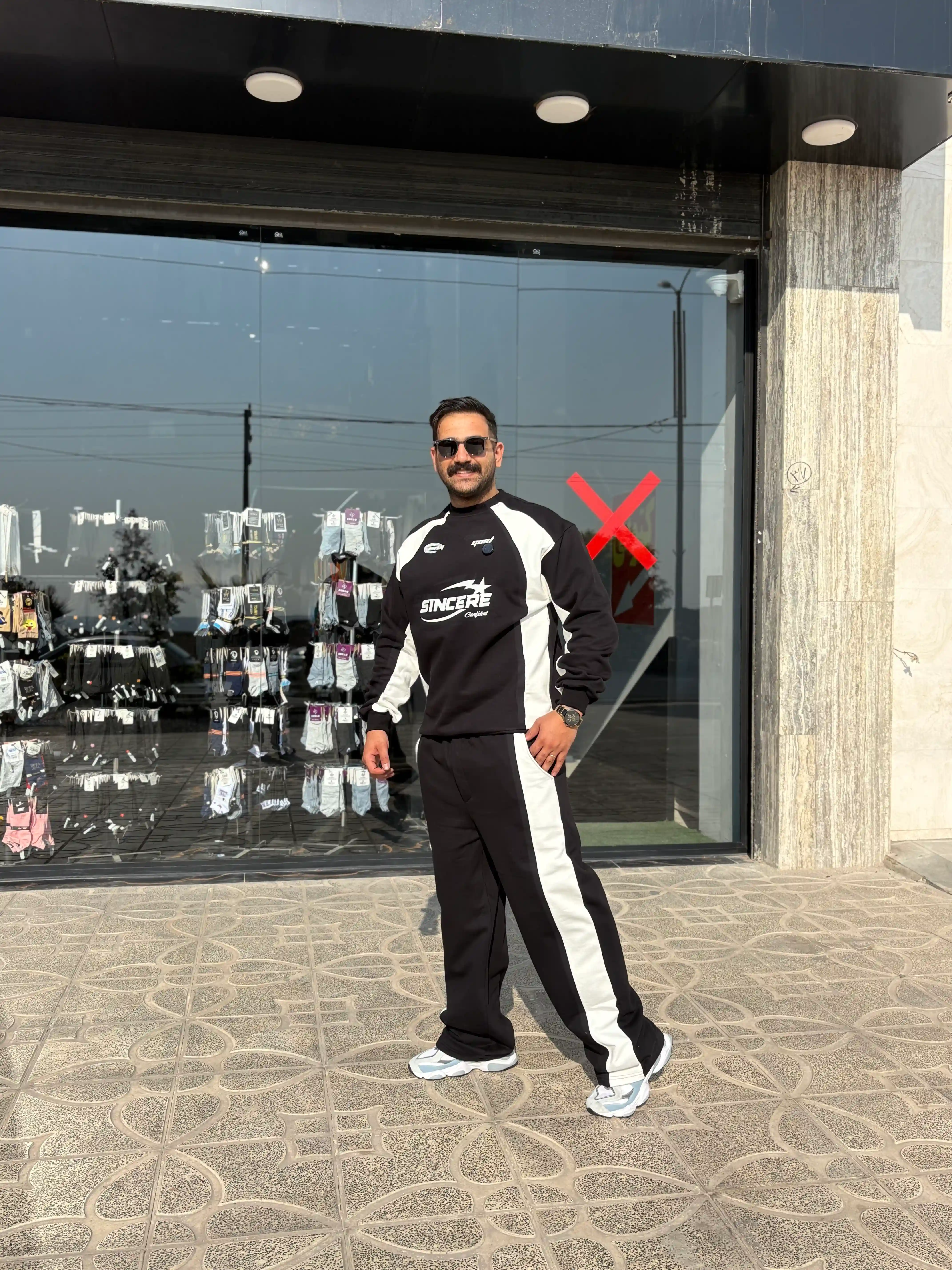 ست مشکی سفید