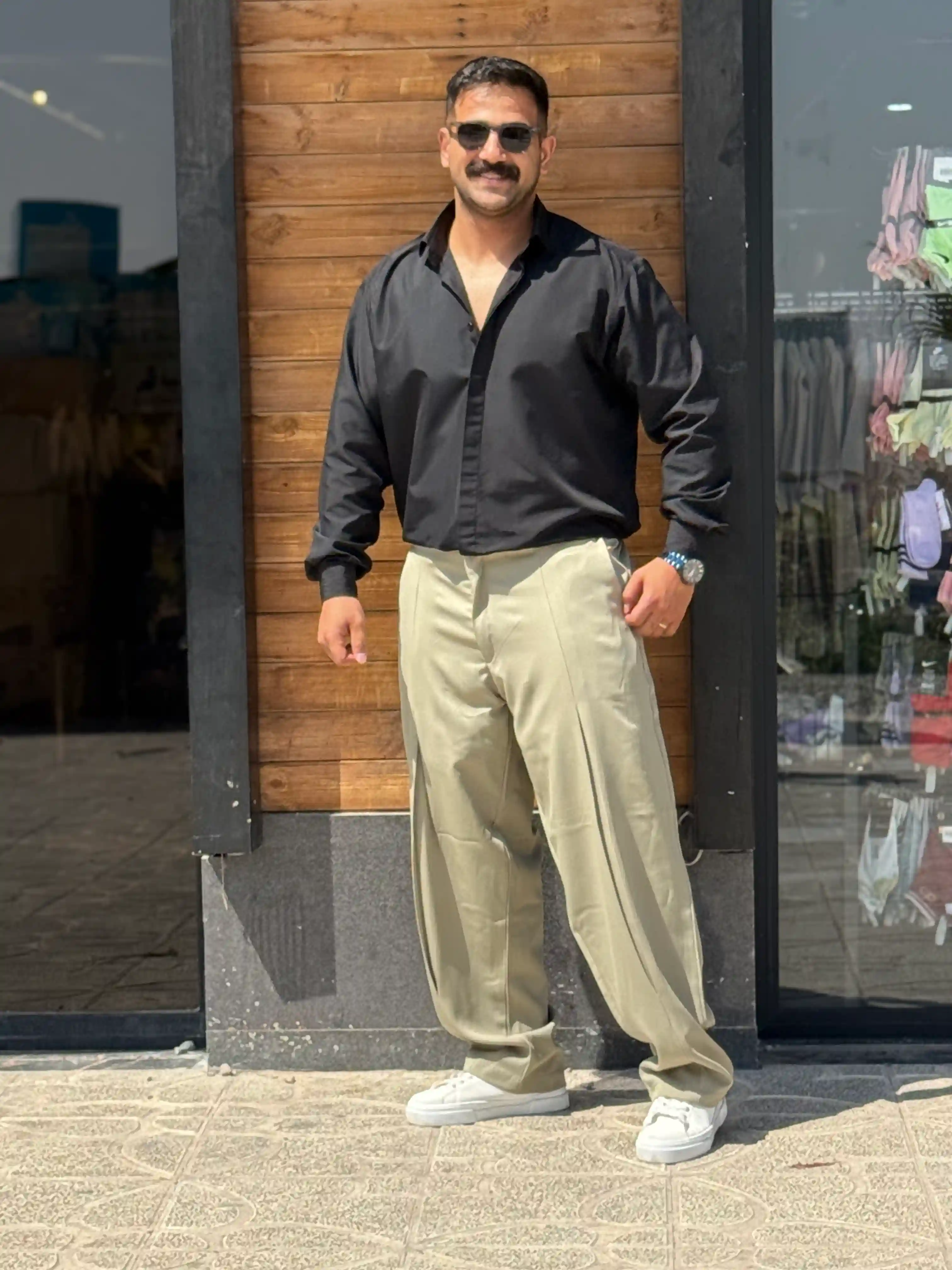 شلوار مازراتی سبز کمرنگ