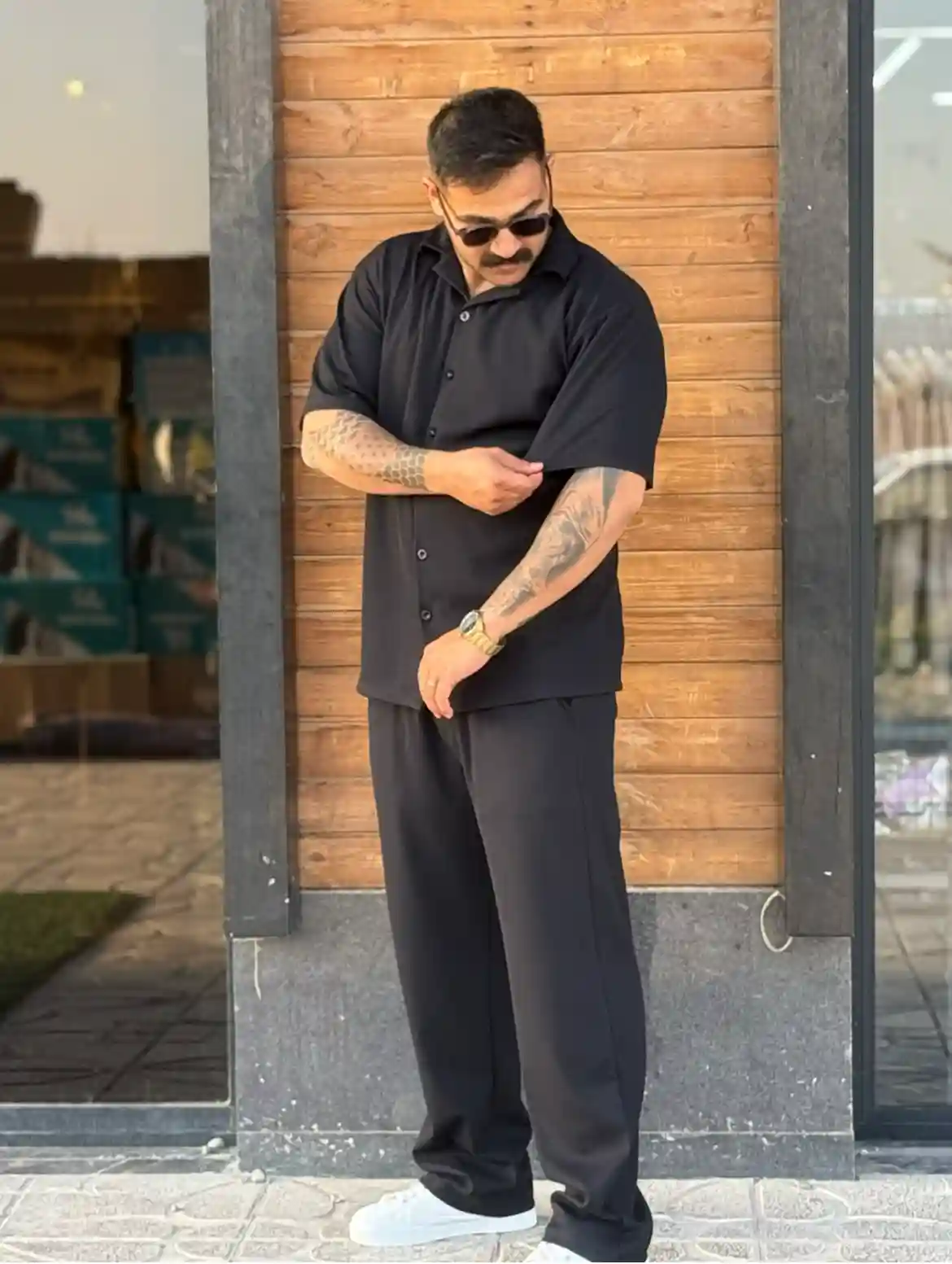 ست مراکشی مشکی تمام