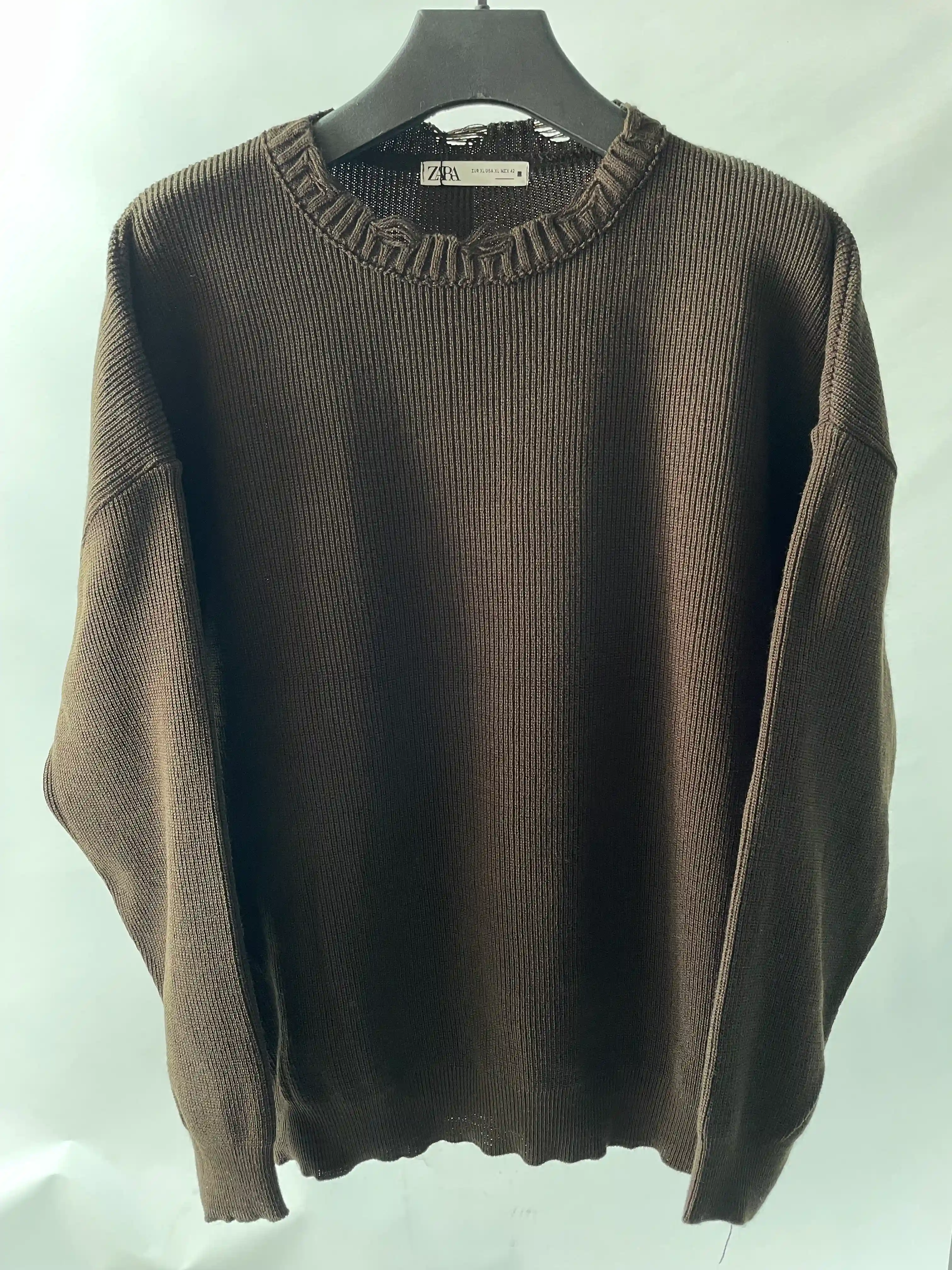 بافت زارا قهوه ای