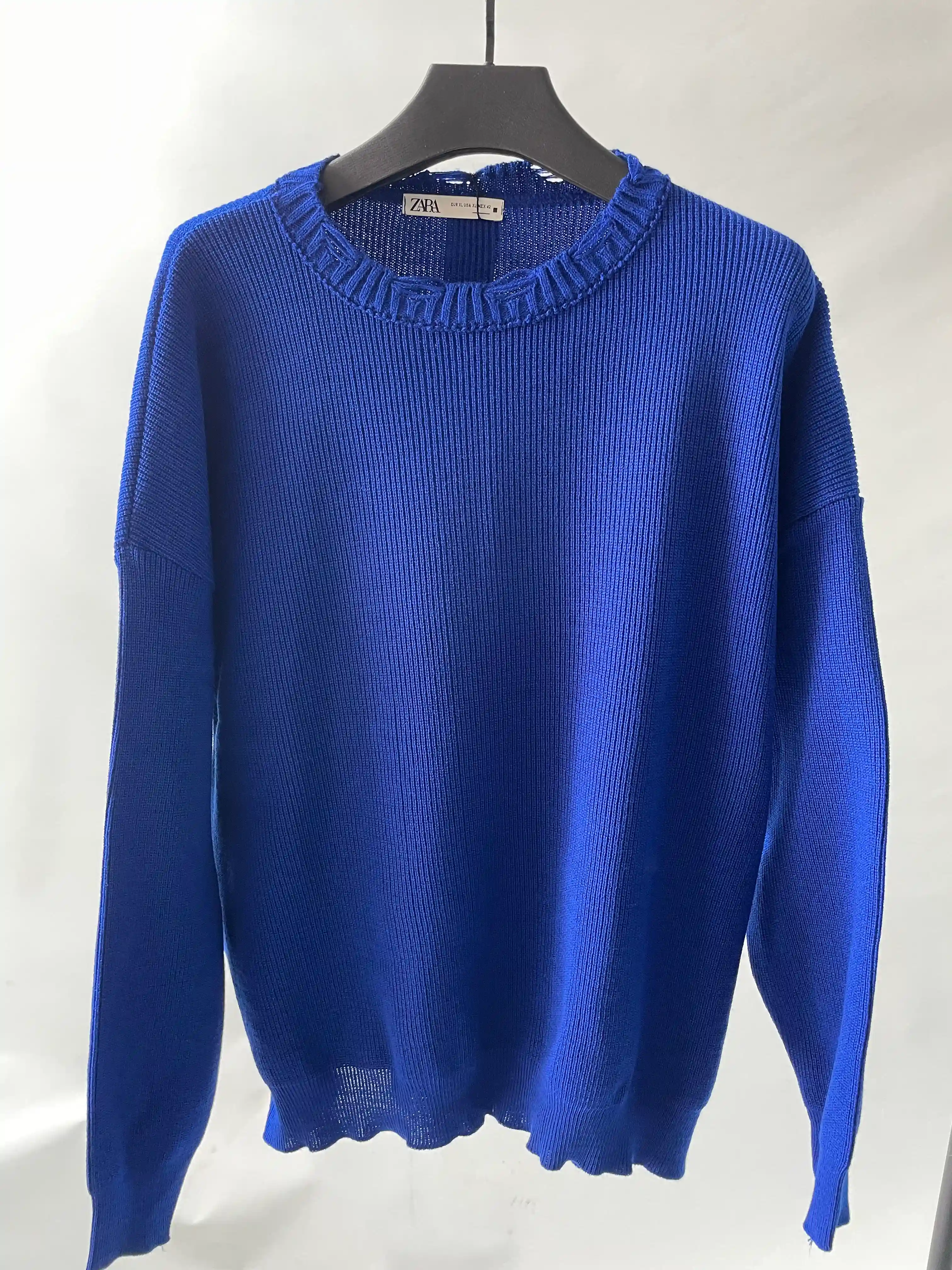 بافت زارا آبی کاربنی